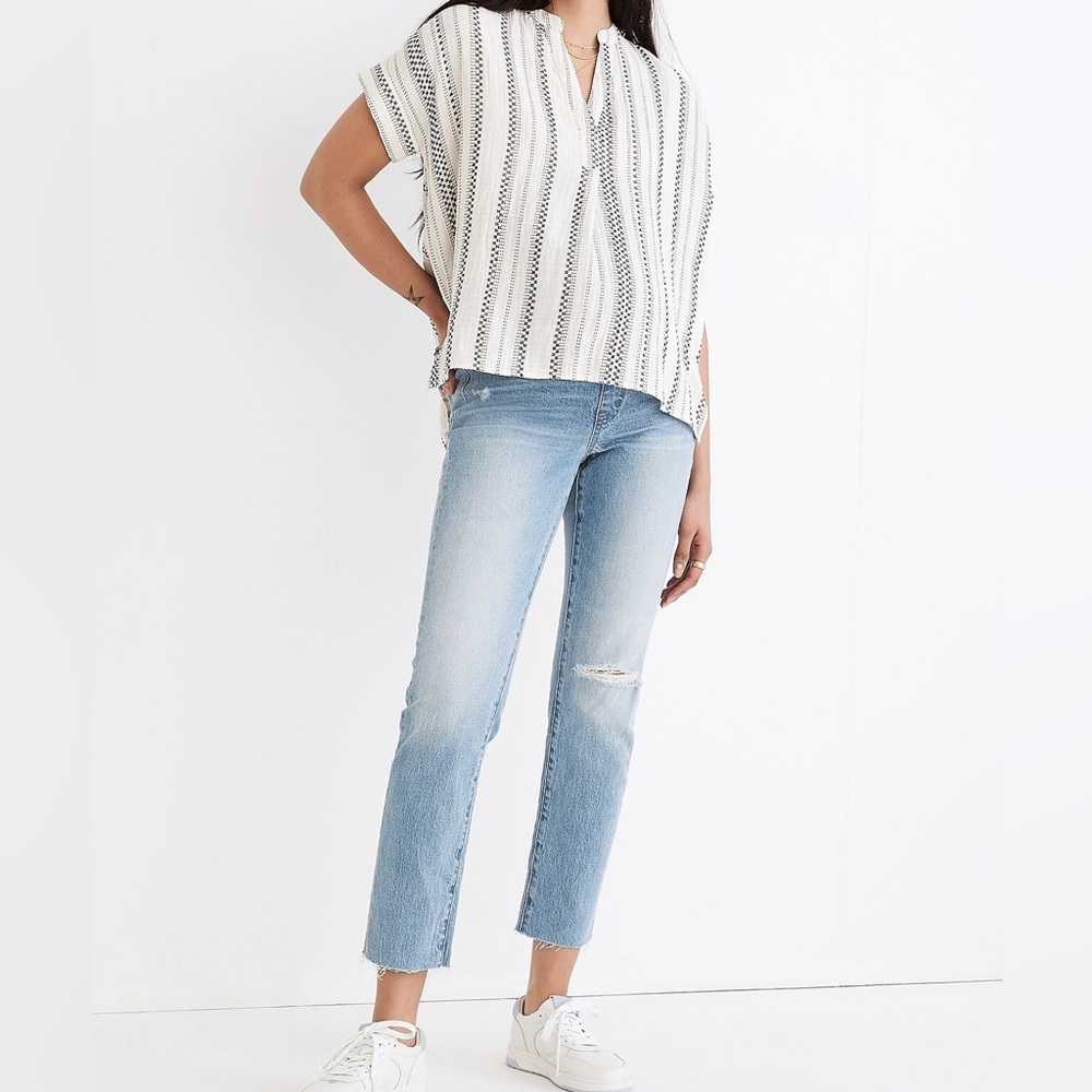 Madewell - Maternity Over the Belly Perfect Vintage Jeans in Coney Wash